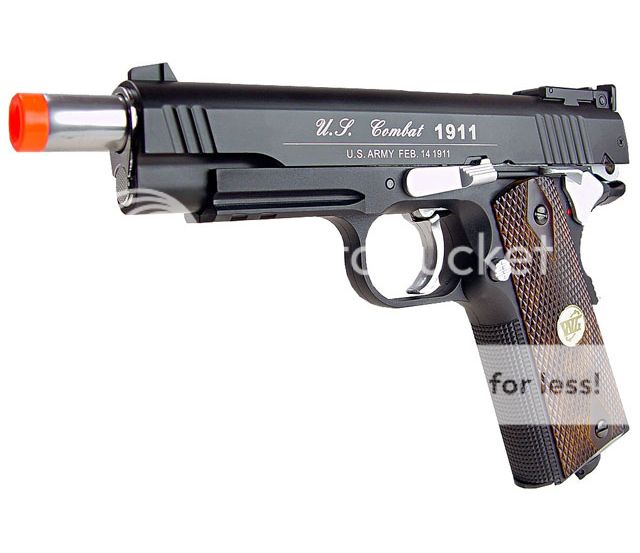 Купить Пистолет CO2 Airsoft Gun 500 FPS FULL METAL WG AIRSOFT M1911 CO2